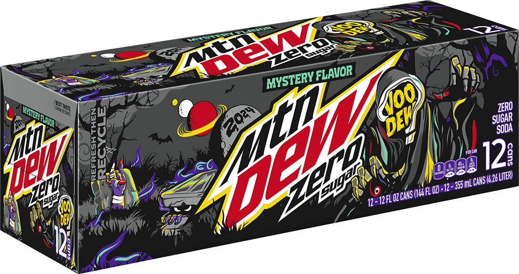 Mountain Dew, Zero Sugar, VooDew Mystery Flavor, Zero Sugar Soda thumbnail