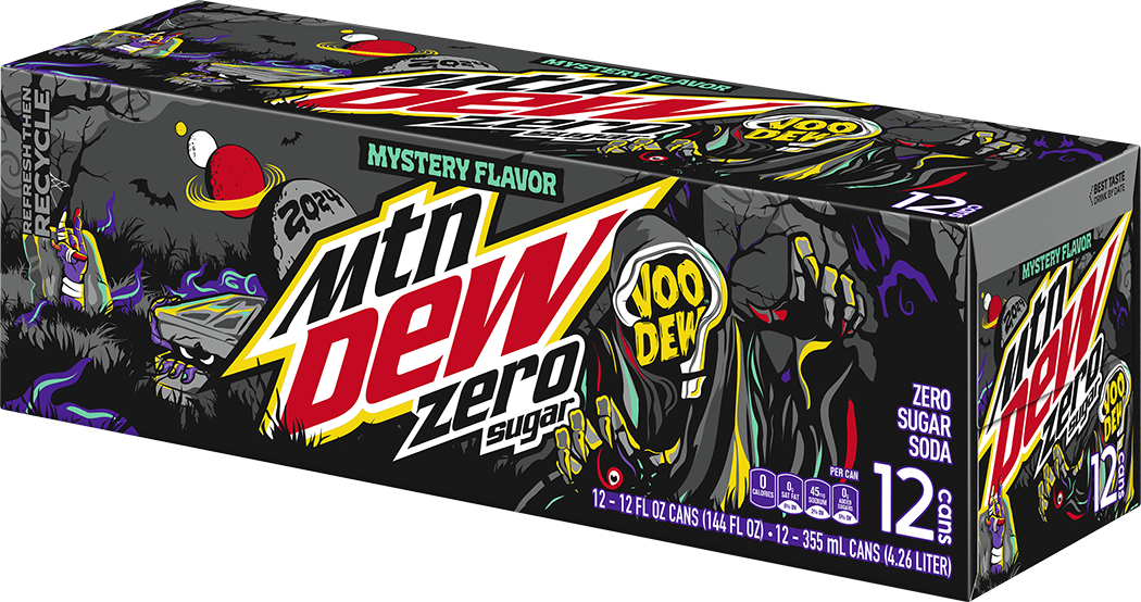 Mountain Dew, Zero Sugar, VooDew Mystery Flavor, Zero Sugar Soda thumbnail