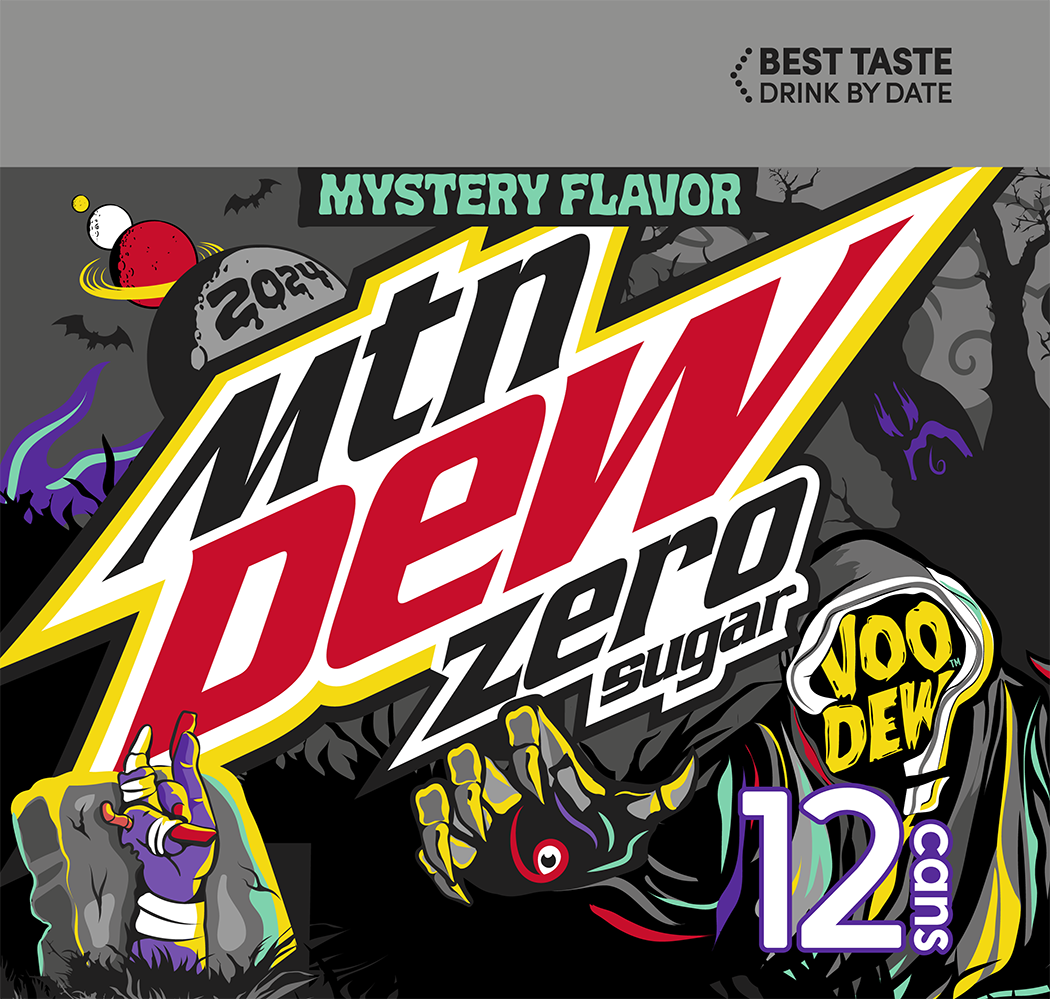 Mountain Dew, Zero Sugar, VooDew Mystery Flavor, Zero Sugar Soda thumbnail