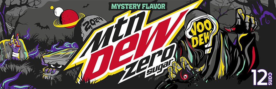 Mountain Dew, Zero Sugar, VooDew Mystery Flavor, Zero Sugar Soda thumbnail