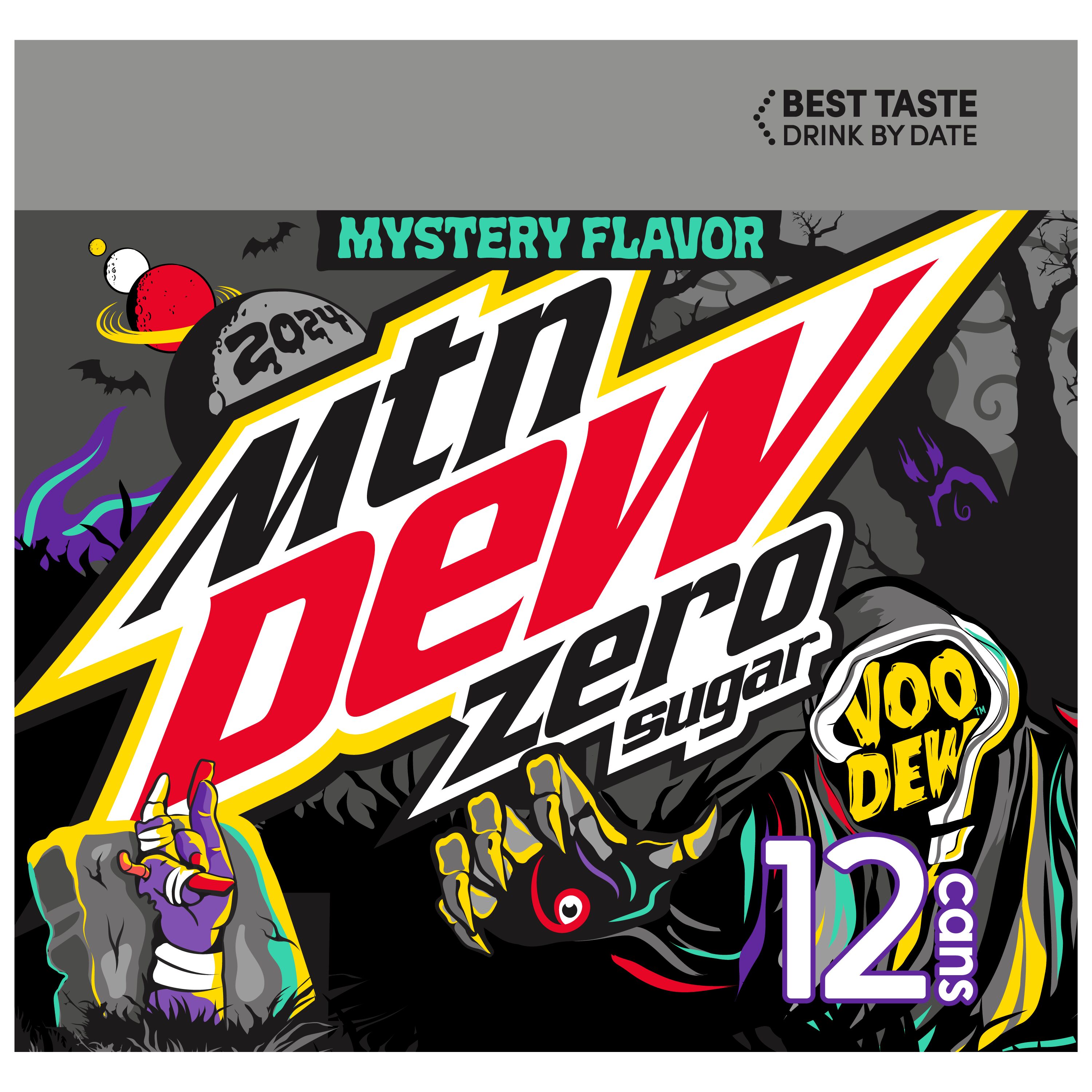 Mountain Dew, Zero Sugar, VooDew Mystery Flavor, Zero Sugar Soda thumbnail