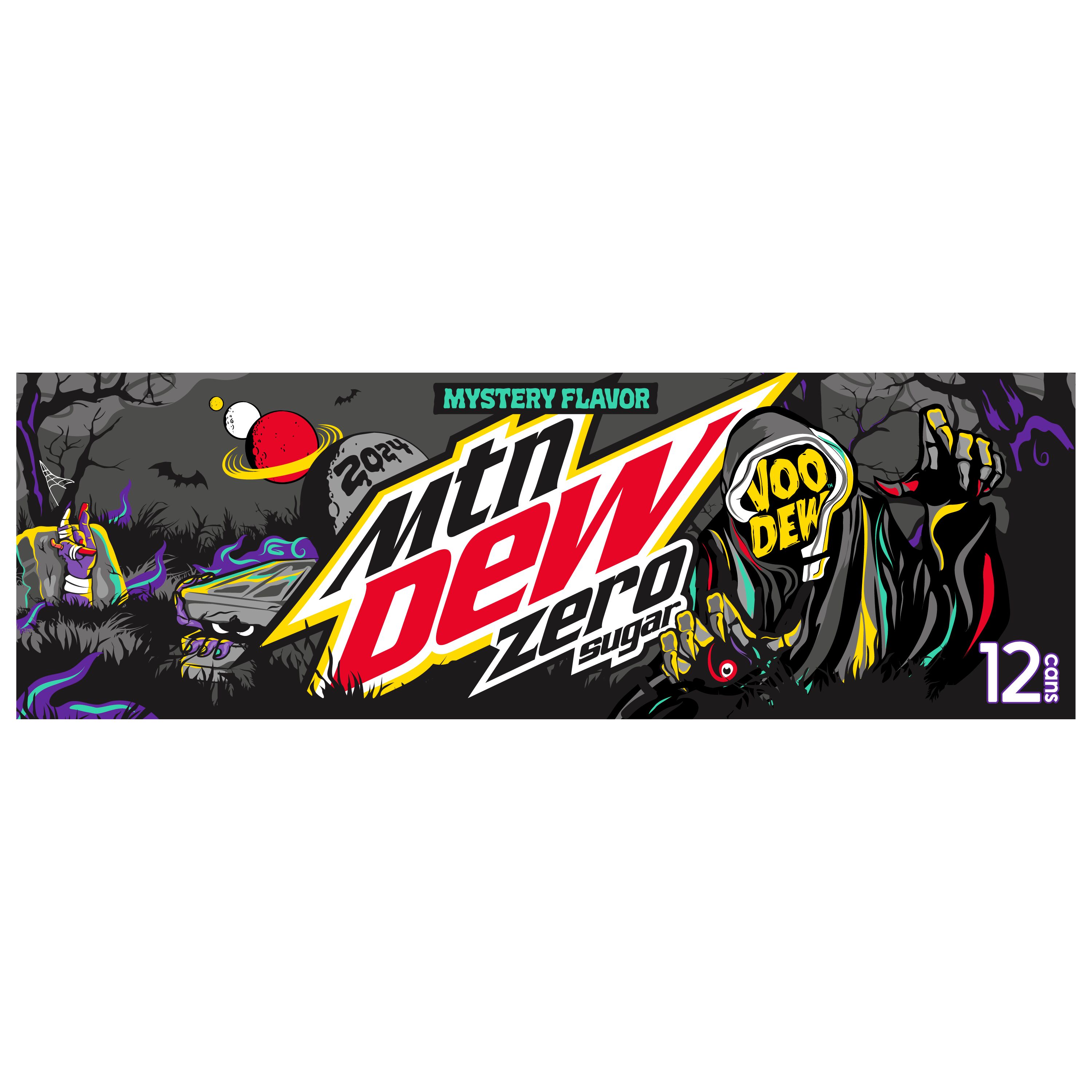 Mountain Dew, Zero Sugar, VooDew Mystery Flavor, Zero Sugar Soda thumbnail