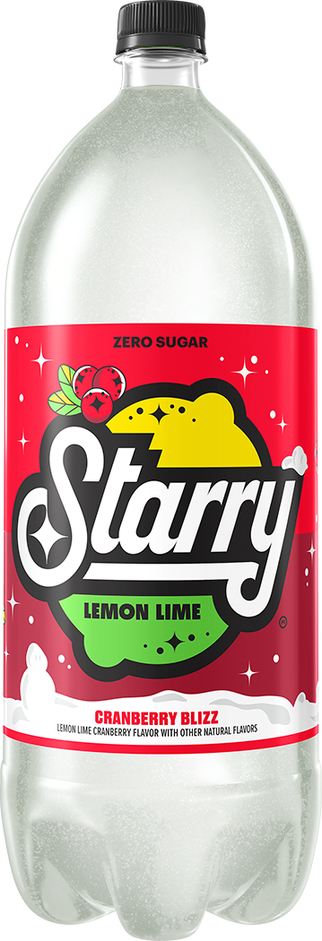 Starry, Zero Sugar, Cranberry Blizz, Lemon Lime Cranberry Flavored Soda thumbnail