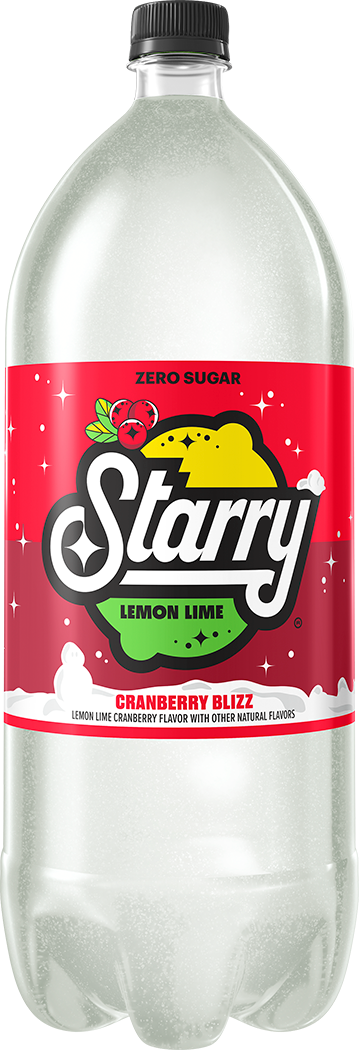 Starry, Zero Sugar, Cranberry Blizz, Lemon Lime Cranberry Flavored Soda thumbnail