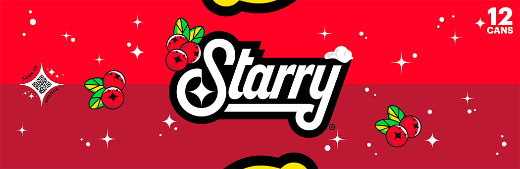Starry, Zero Sugar, Cranberry Blizz, Lemon Lime Cranberry Flavored Soda thumbnail