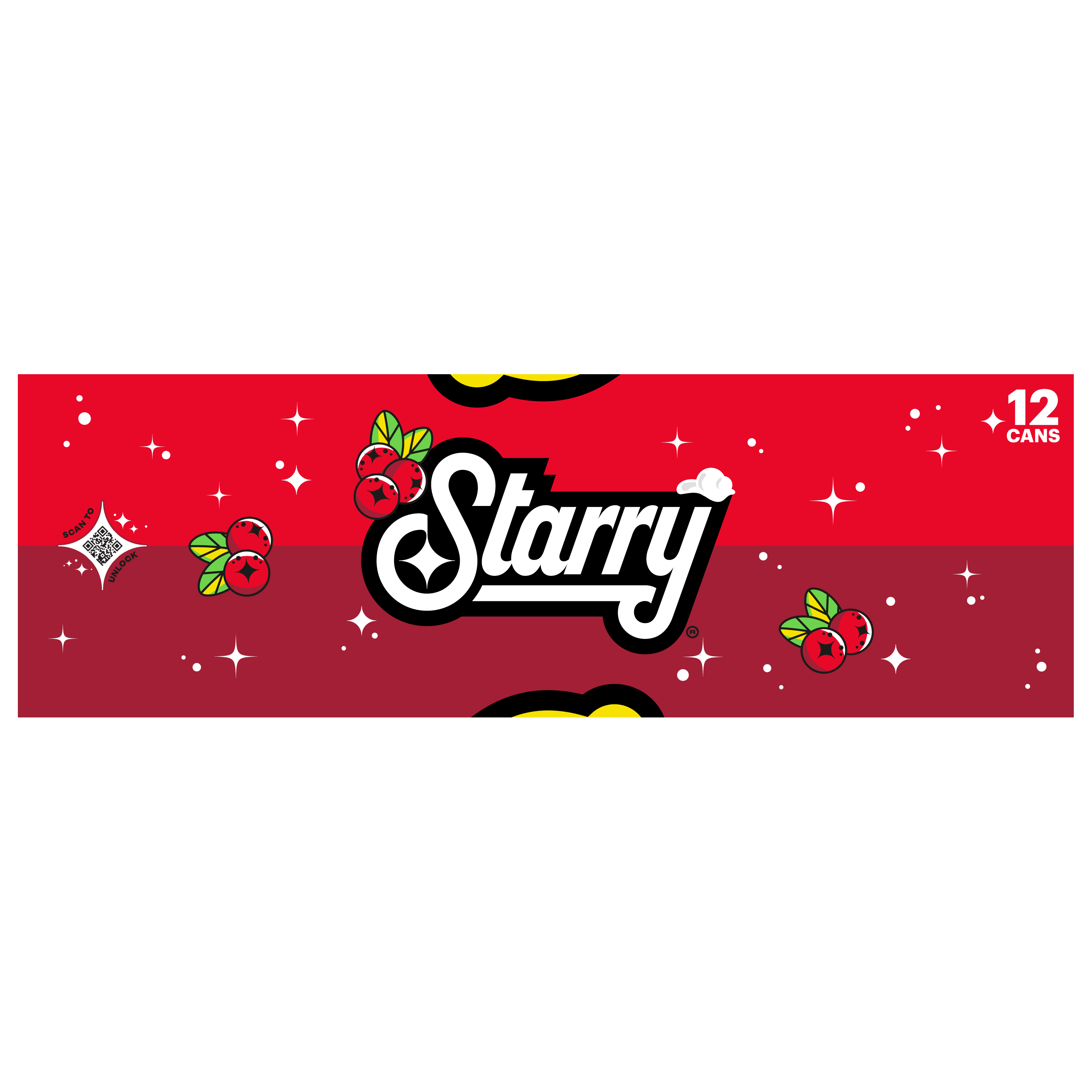 Starry, Zero Sugar, Cranberry Blizz, Lemon Lime Cranberry Flavored Soda thumbnail