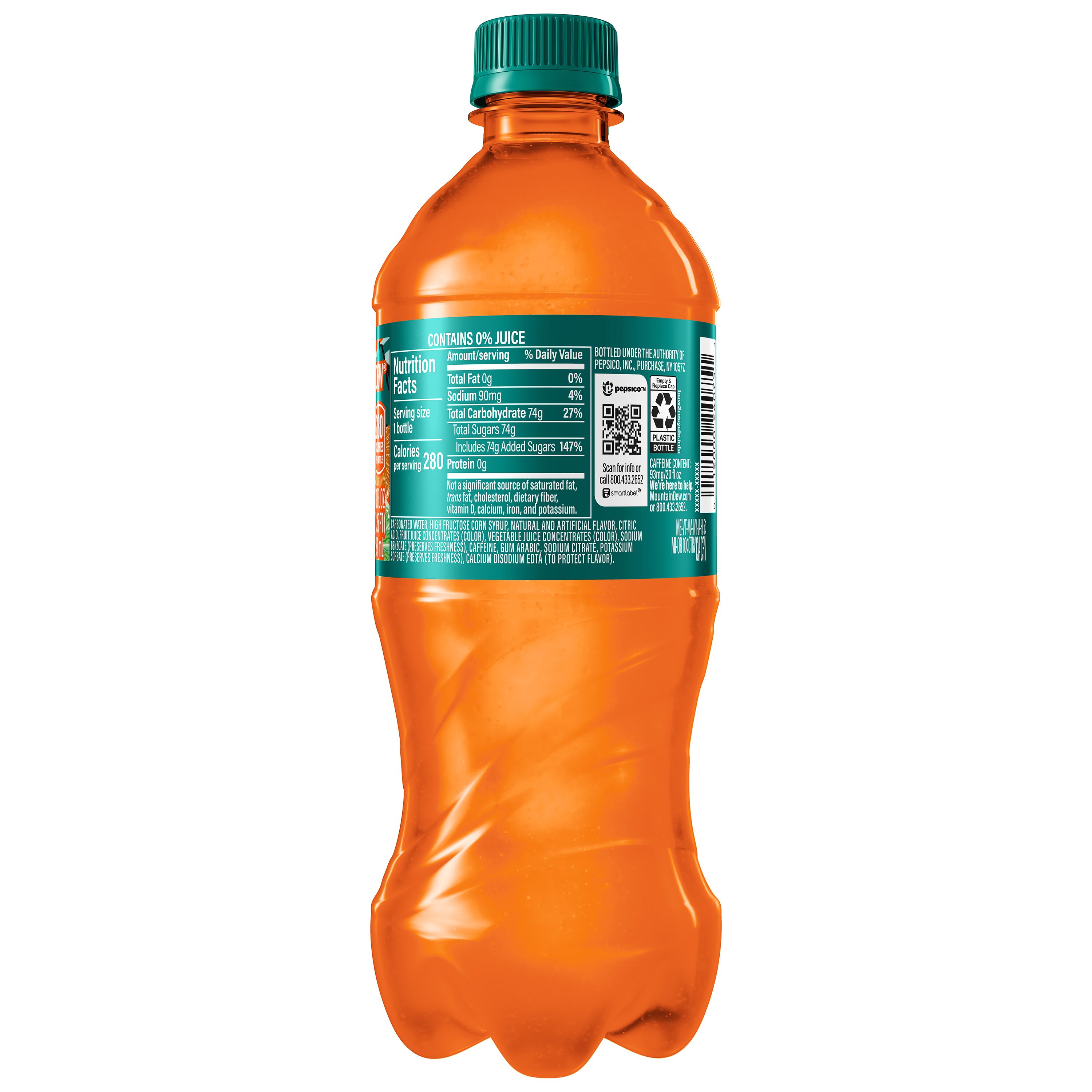 Mountain Dew, Baja Cabo Citrus, Tropical Citrus Punch Naturally And Artificially Flavored Dew thumbnail