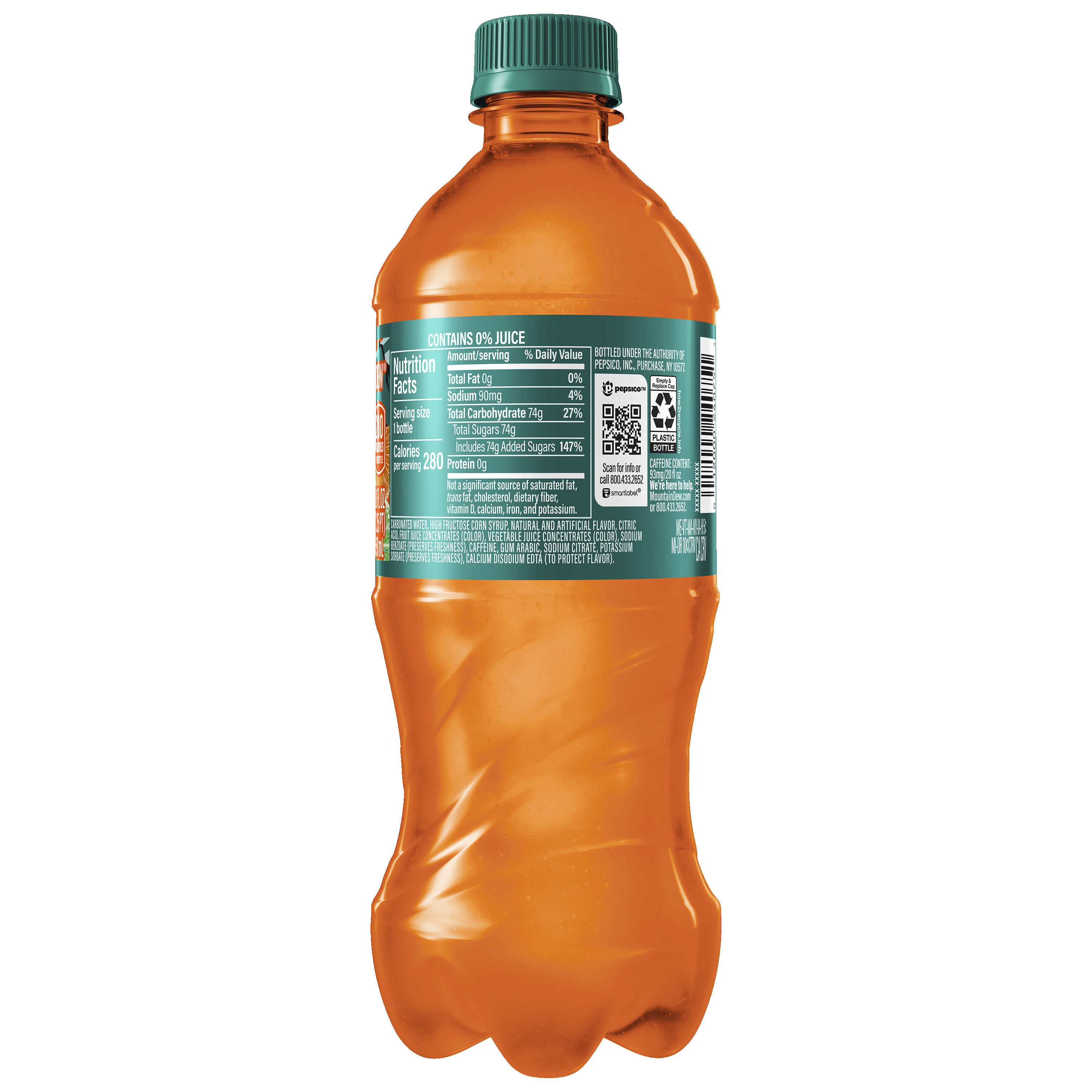 Mountain Dew, Baja Cabo Citrus, Tropical Citrus Punch Naturally And Artificially Flavored Dew thumbnail