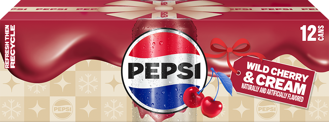 Pepsi, Wild Cherry & Cream Naturally And Artificially Flavored thumbnail