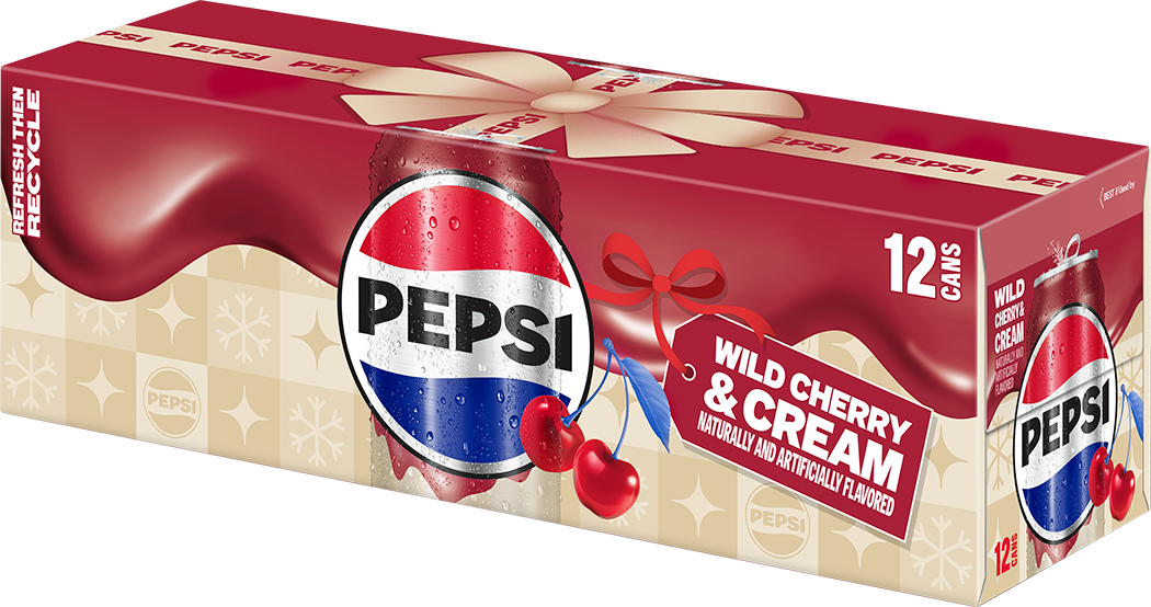 Pepsi, Wild Cherry & Cream Naturally And Artificially Flavored thumbnail