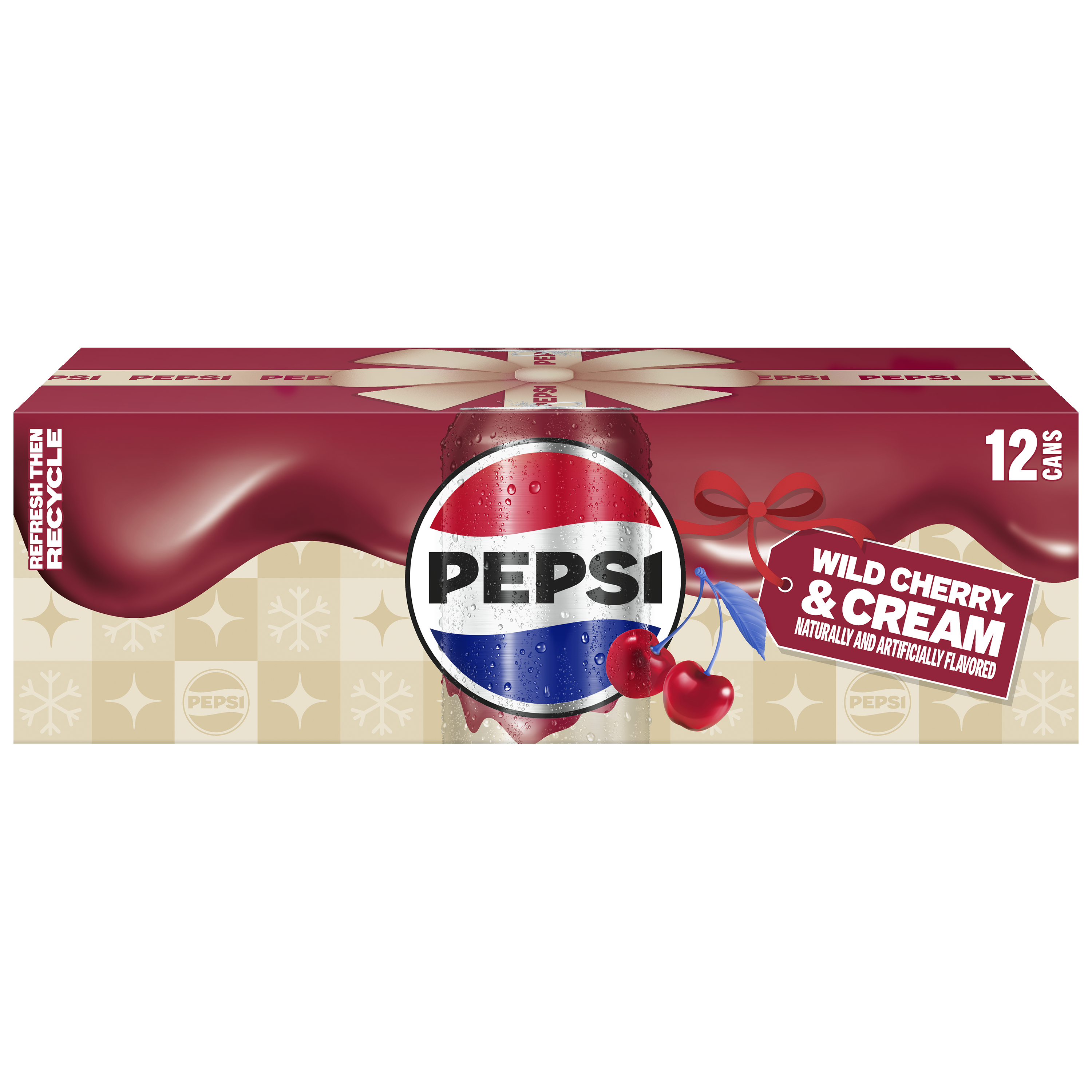 Pepsi, Wild Cherry & Cream Naturally And Artificially Flavored