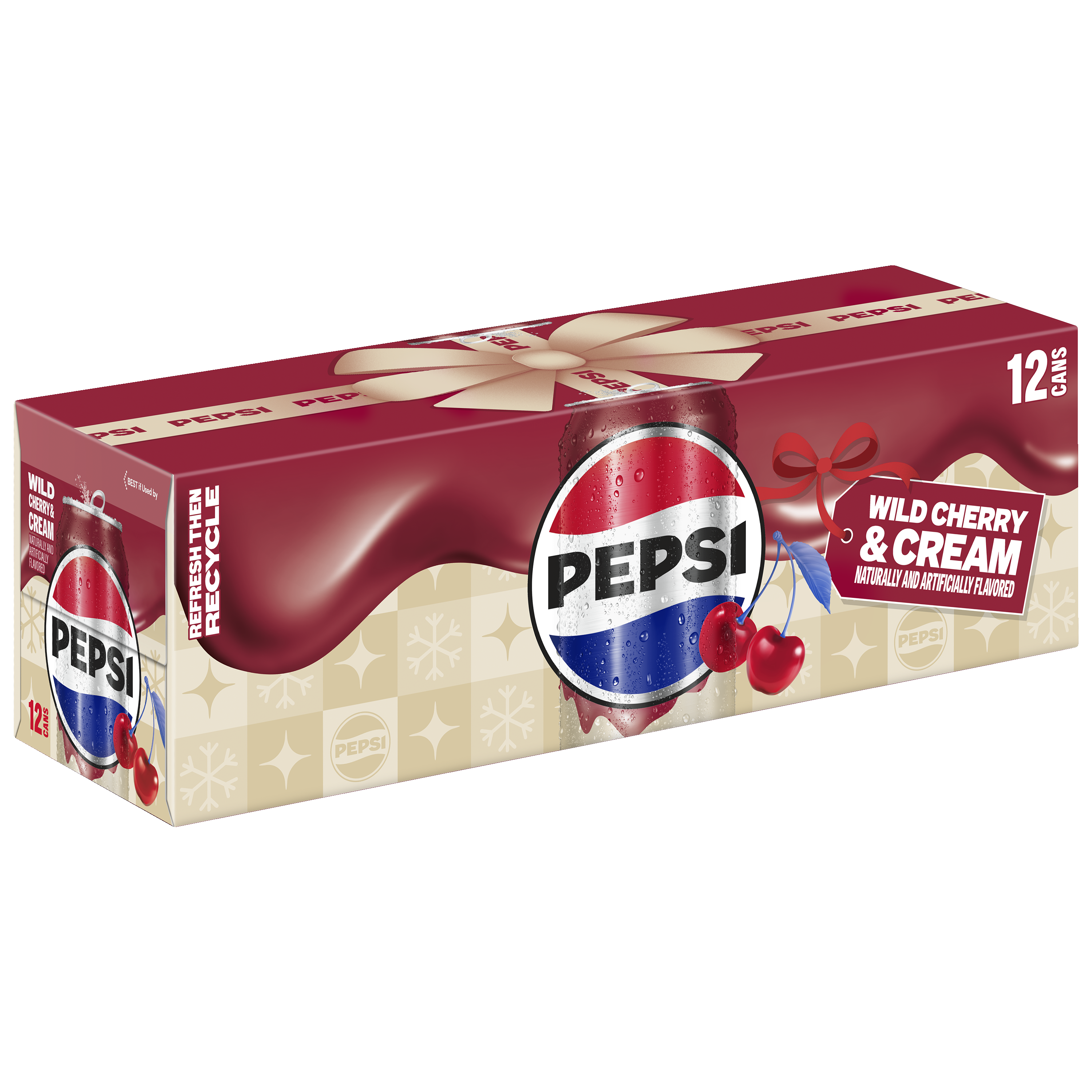 Pepsi, Wild Cherry & Cream Naturally And Artificially Flavored thumbnail