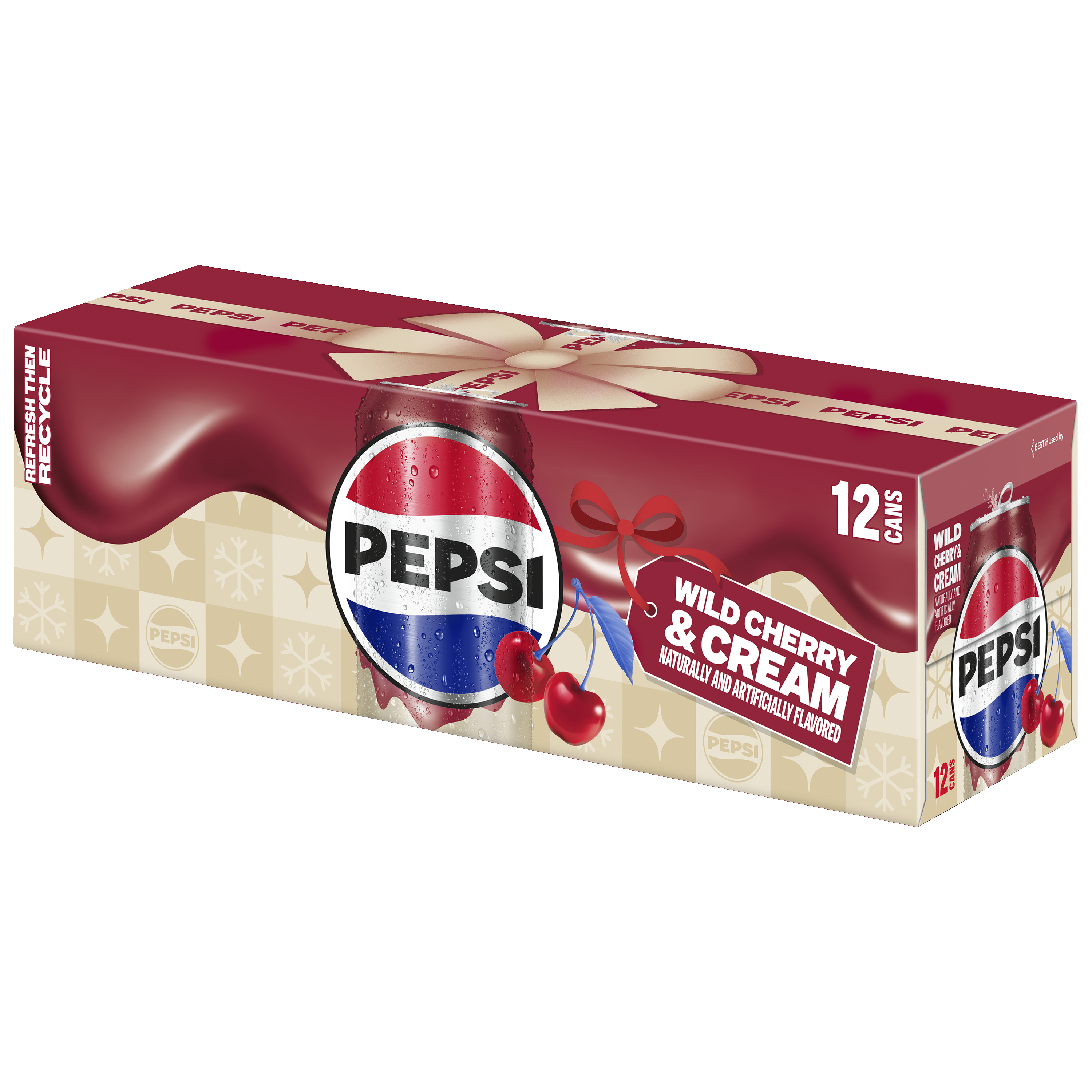 Pepsi, Wild Cherry & Cream Naturally And Artificially Flavored thumbnail