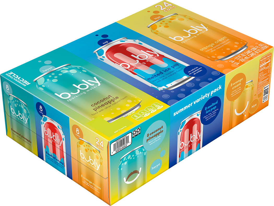 bubly, Sparkling Water, Summer Variety Pack thumbnail