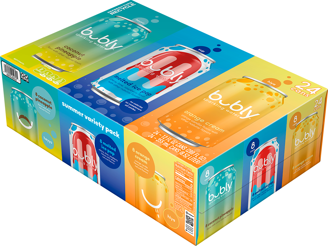 bubly, Sparkling Water, Summer Variety Pack thumbnail