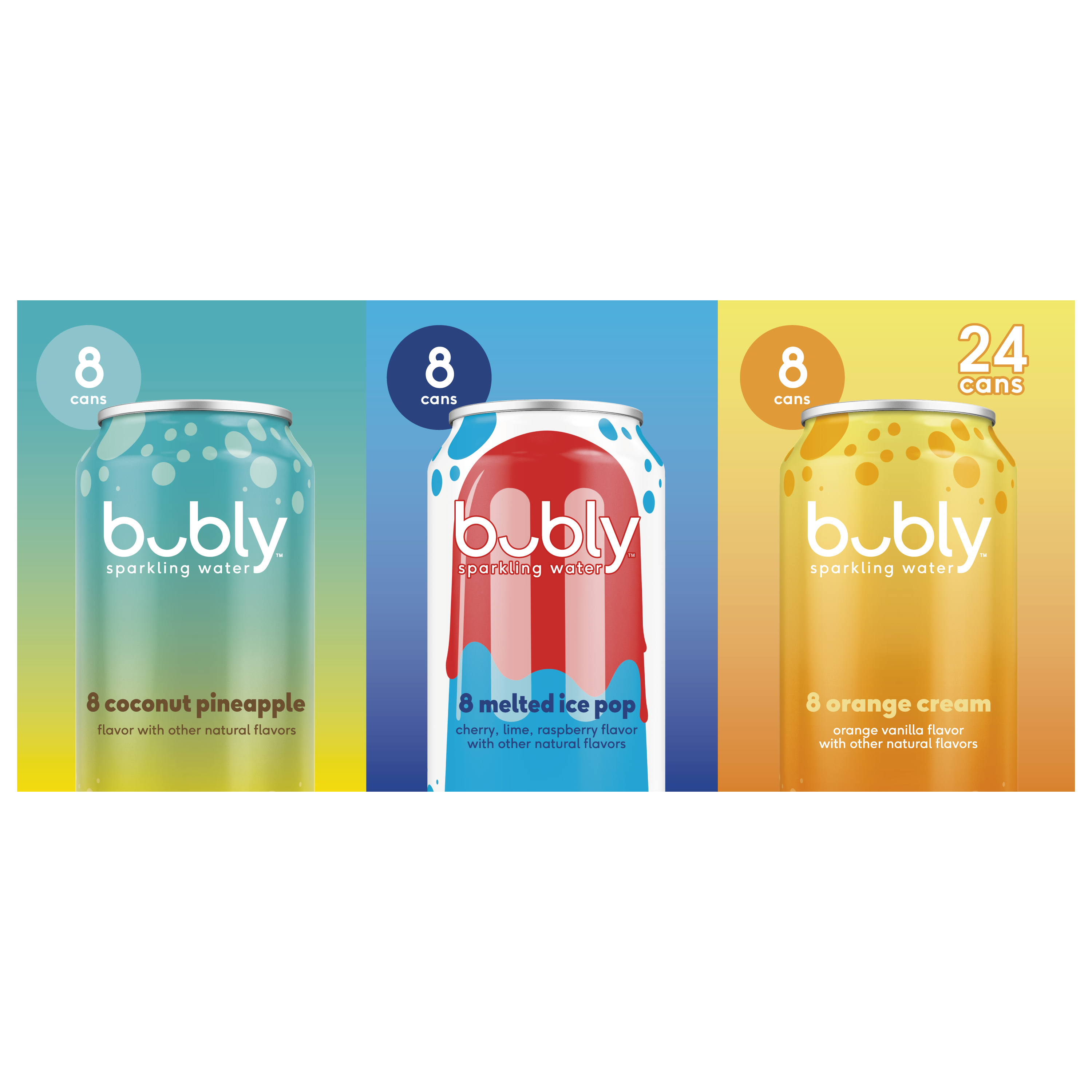 bubly, Sparkling Water, Summer Variety Pack thumbnail