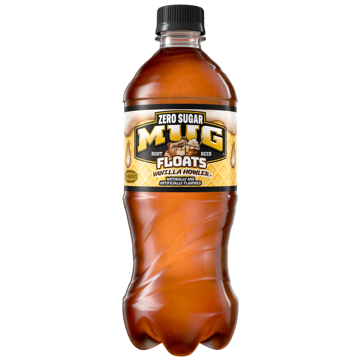Mug, Zero Sugar, Root Beer Floats, Vanilla Howler Naturally And Artificially Flavored, Zero Sugar Soda