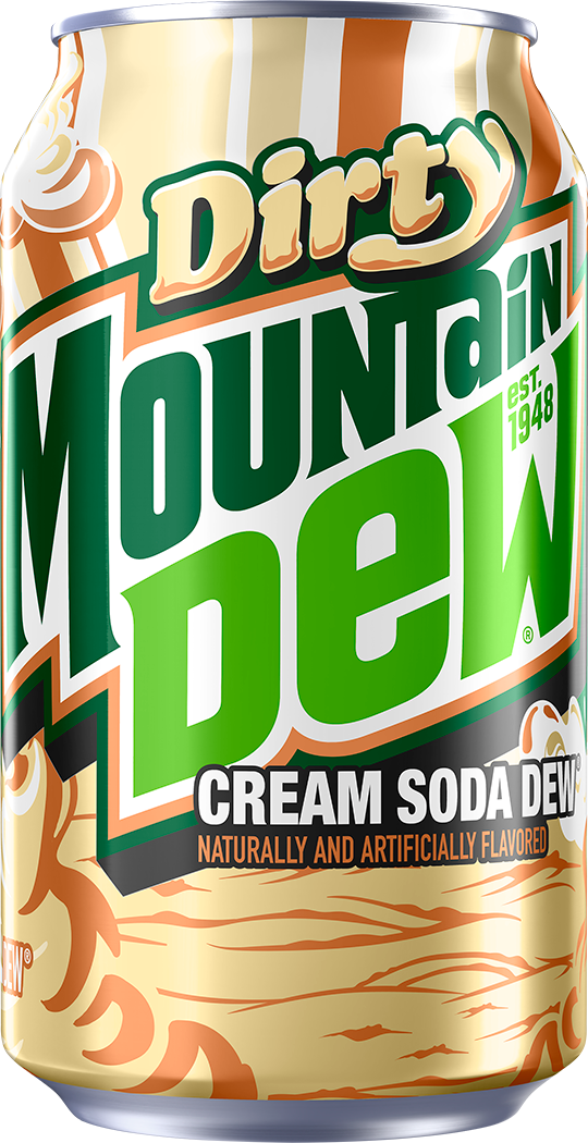 Dirty Mountain Dew, Cream Soda Naturally And Artificially Flavored Dew thumbnail