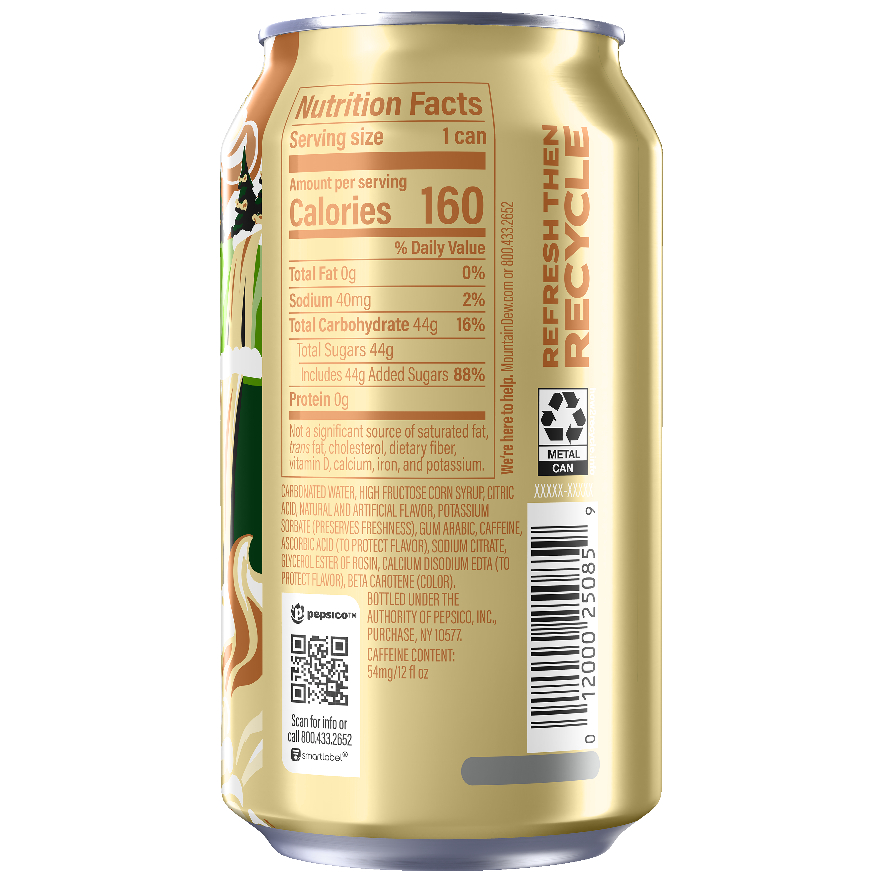 Dirty Mountain Dew, Cream Soda Naturally And Artificially Flavored Dew thumbnail