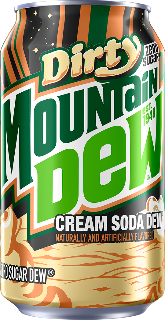 Dirty Mountain Dew, Zero Sugar, Cream Soda Naturally And Artificially Flavored Dew thumbnail