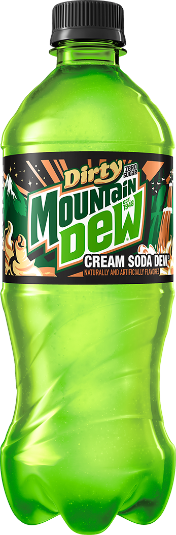 Dirty Mountain Dew, Zero Sugar, Cream Soda Naturally And Artificially Flavored Dew thumbnail