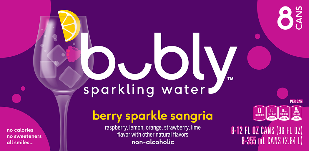 bubly, Berry Sparkle Sangria Flavor, Sparkling Water thumbnail