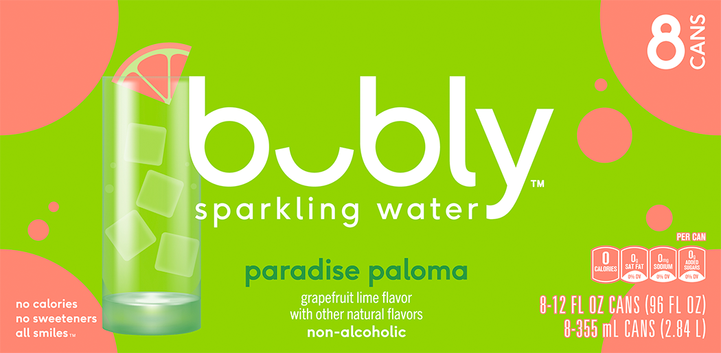 bubly, Paradise Paloma Flavor, Sparkling Water thumbnail
