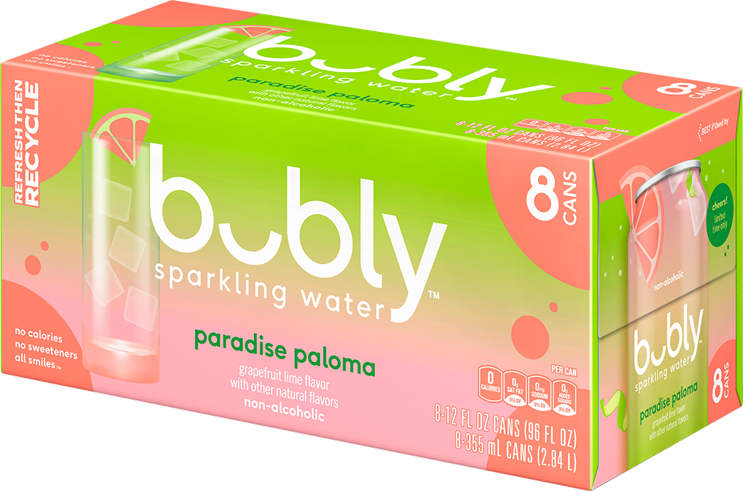 bubly, Paradise Paloma Flavor, Sparkling Water thumbnail