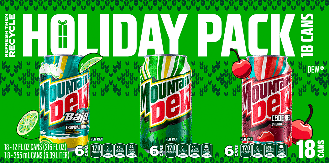 Mountain Dew, Holiday Variety Pack thumbnail