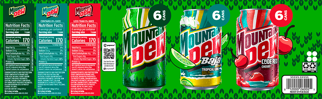 Mountain Dew, Holiday Variety Pack thumbnail