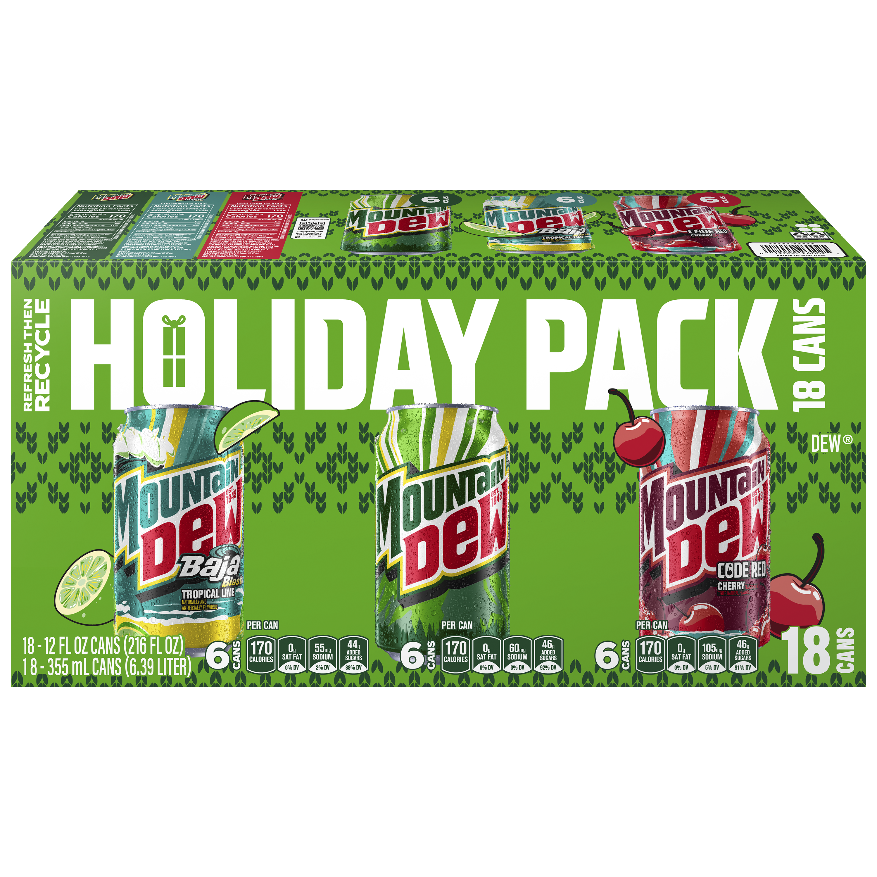 Mountain Dew, Holiday Variety Pack