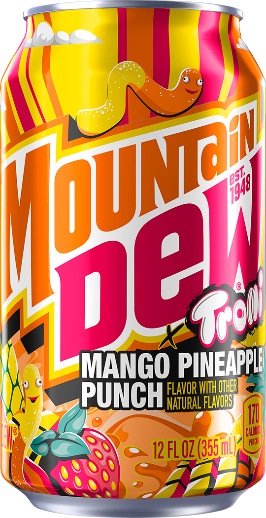Mountain Dew, Trolli, Mango Pineapple Punch Flavor, Dew thumbnail
