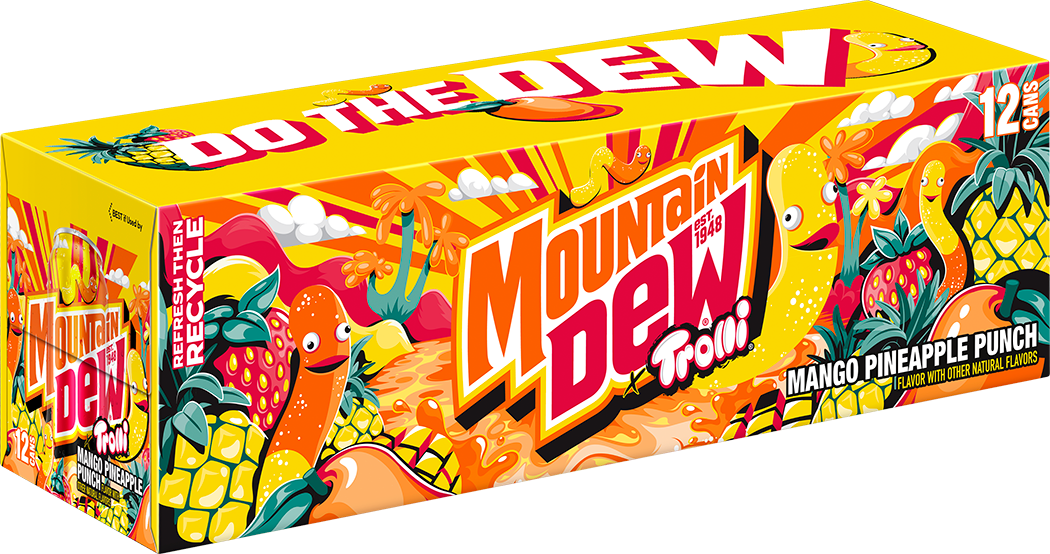 Mountain Dew, Trolli, Mango Pineapple Punch Flavor, Dew thumbnail