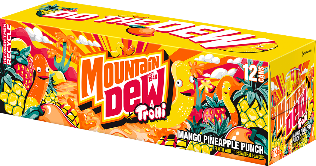 Mountain Dew, Trolli, Mango Pineapple Punch Flavor, Dew thumbnail