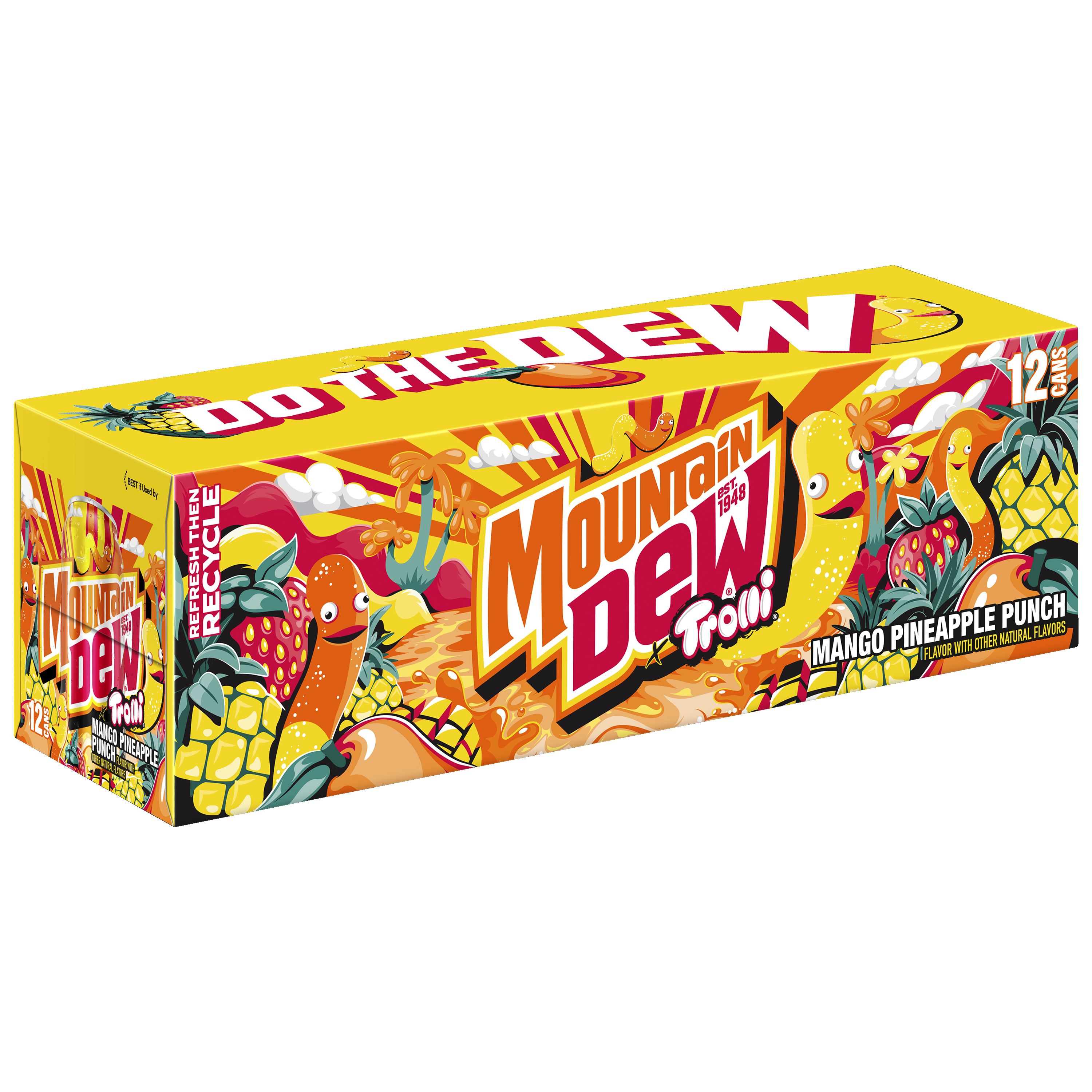 Mountain Dew, Trolli, Mango Pineapple Punch Flavor, Dew thumbnail