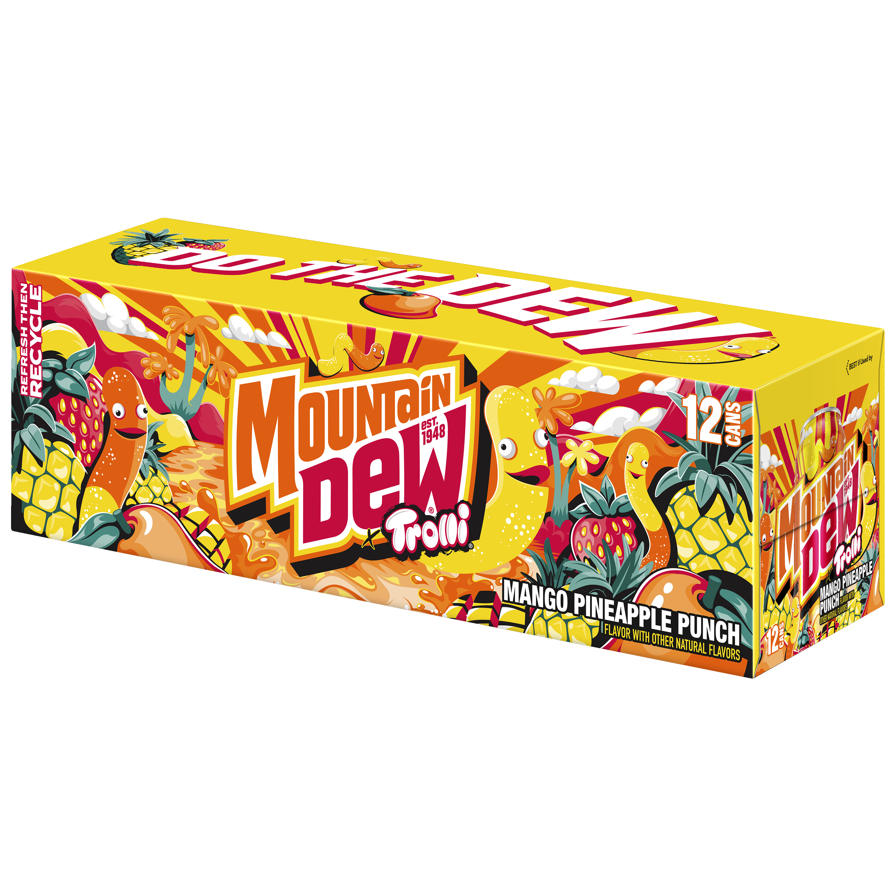 Mountain Dew, Trolli, Mango Pineapple Punch Flavor, Dew thumbnail