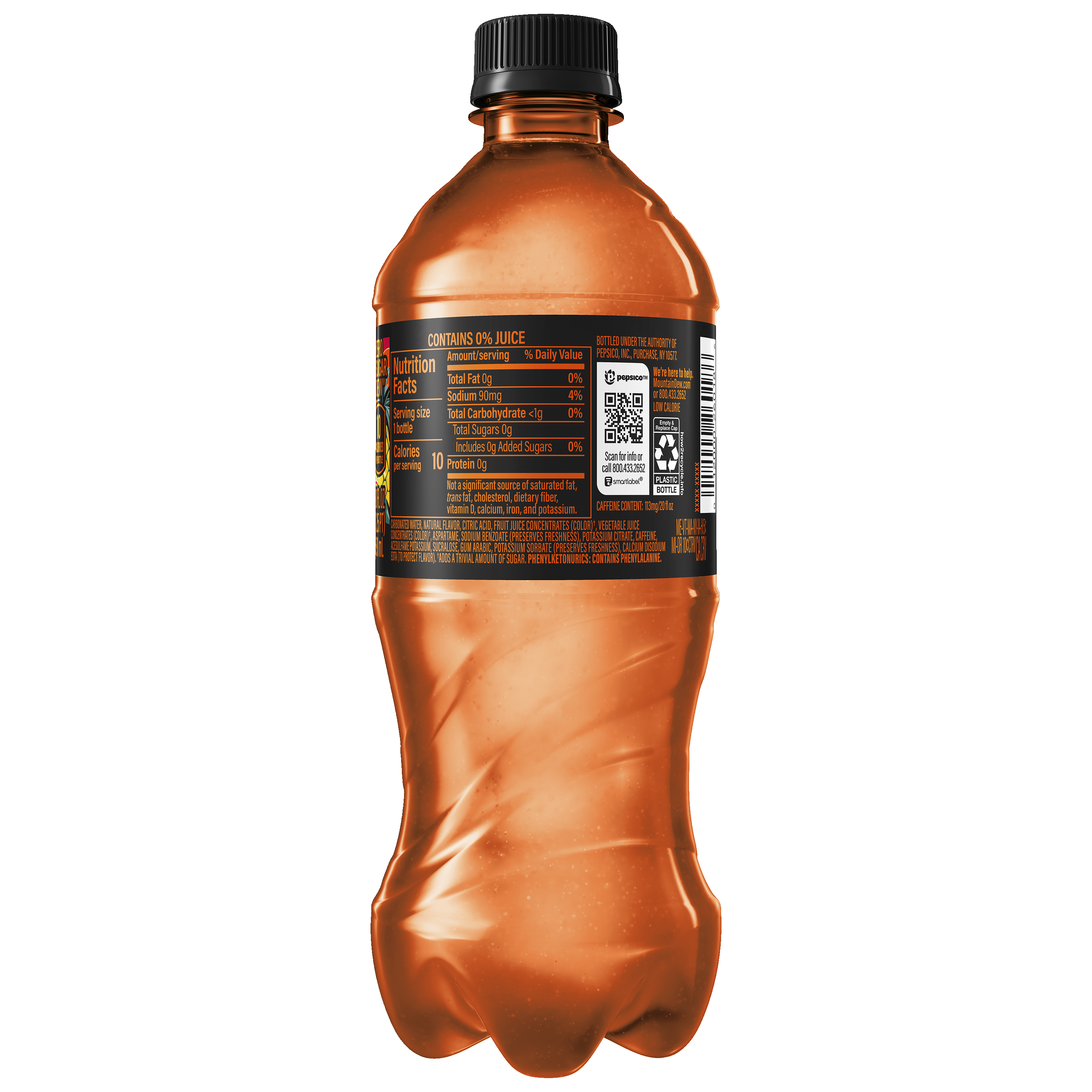 Mountain Dew, Zero Sugar, Trolli, Mango Pineapple Punch Flavor, Zero Sugar Dew thumbnail