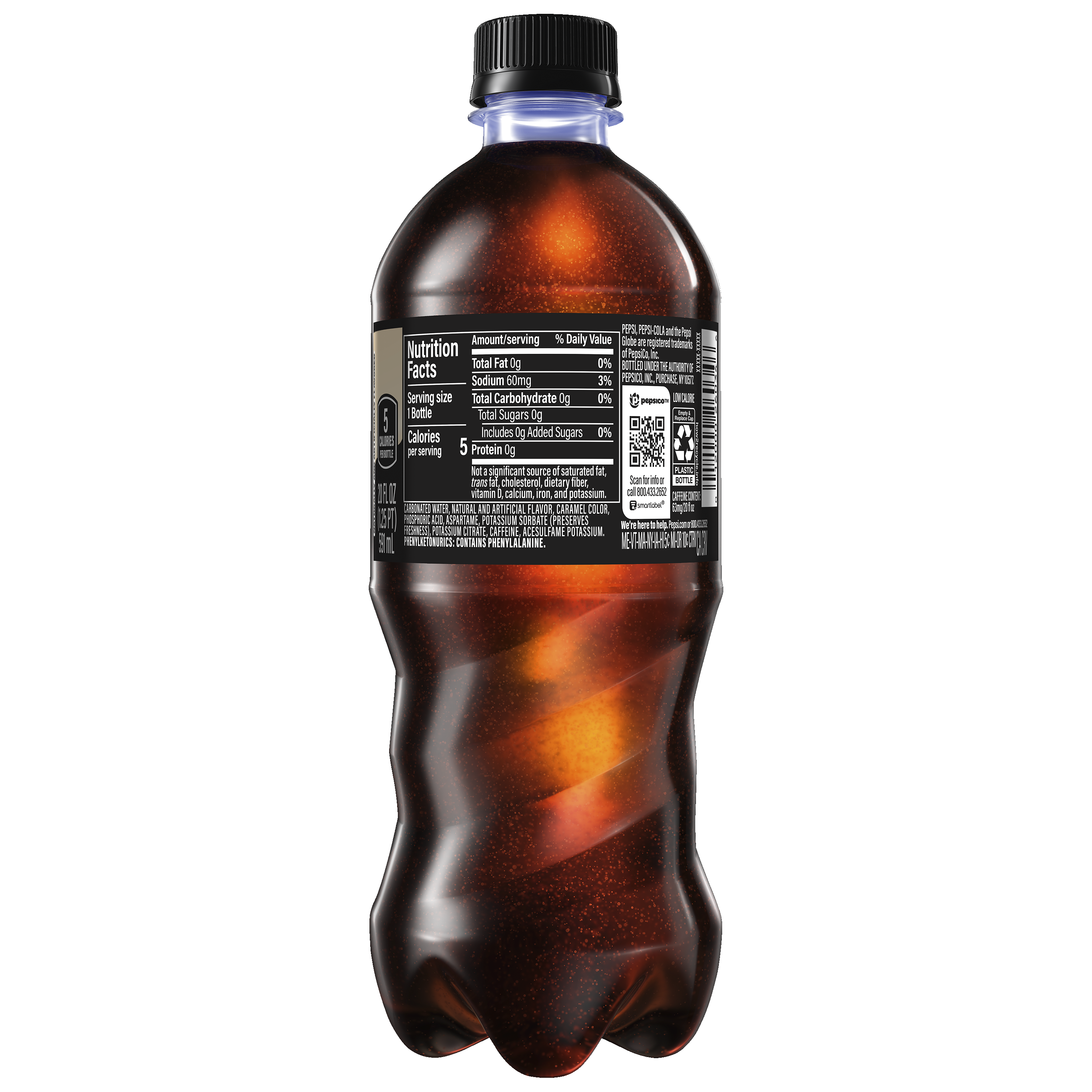 Pepsi, Zero Sugar, Vanilla & Cream Naturally And Artificially Flavored thumbnail