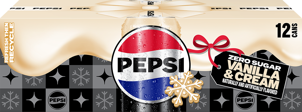 Pepsi, Zero Sugar, Vanilla & Cream Naturally And Artificially Flavored thumbnail