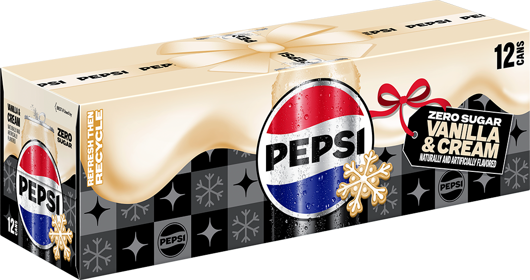 Pepsi, Zero Sugar, Vanilla & Cream Naturally And Artificially Flavored thumbnail