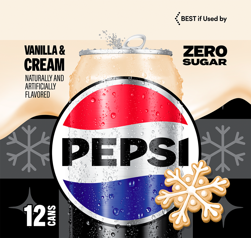 Pepsi, Zero Sugar, Vanilla & Cream Naturally And Artificially Flavored thumbnail