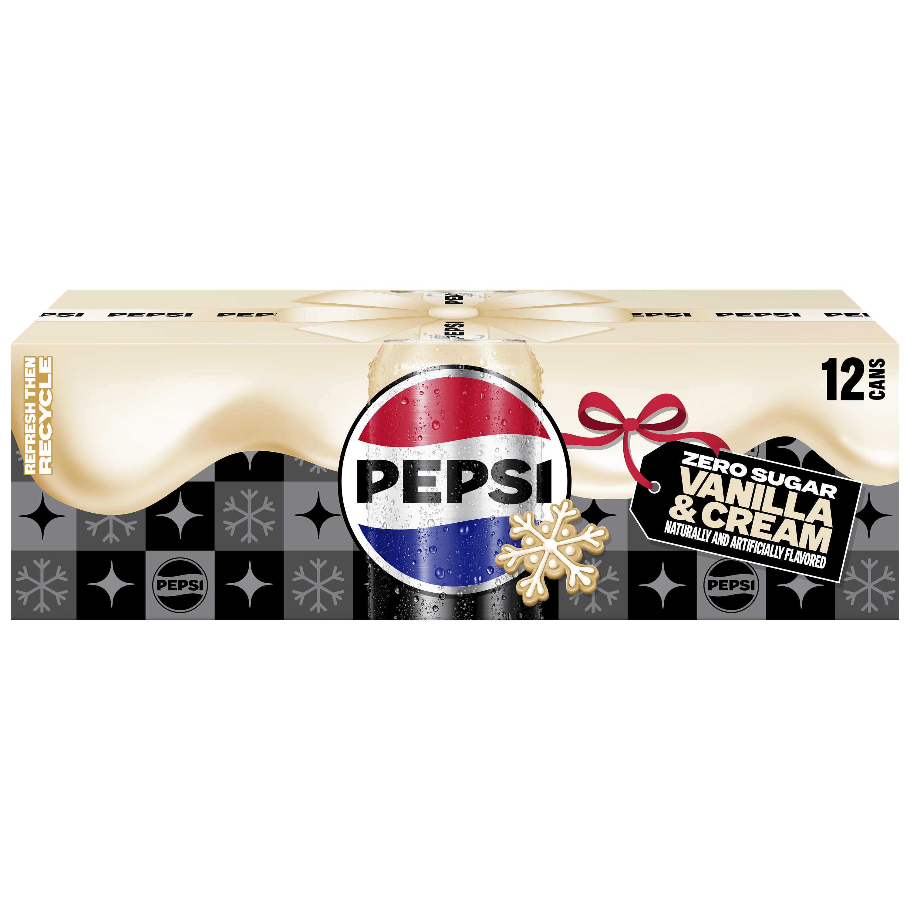 Pepsi, Zero Sugar, Vanilla & Cream Naturally And Artificially Flavored thumbnail