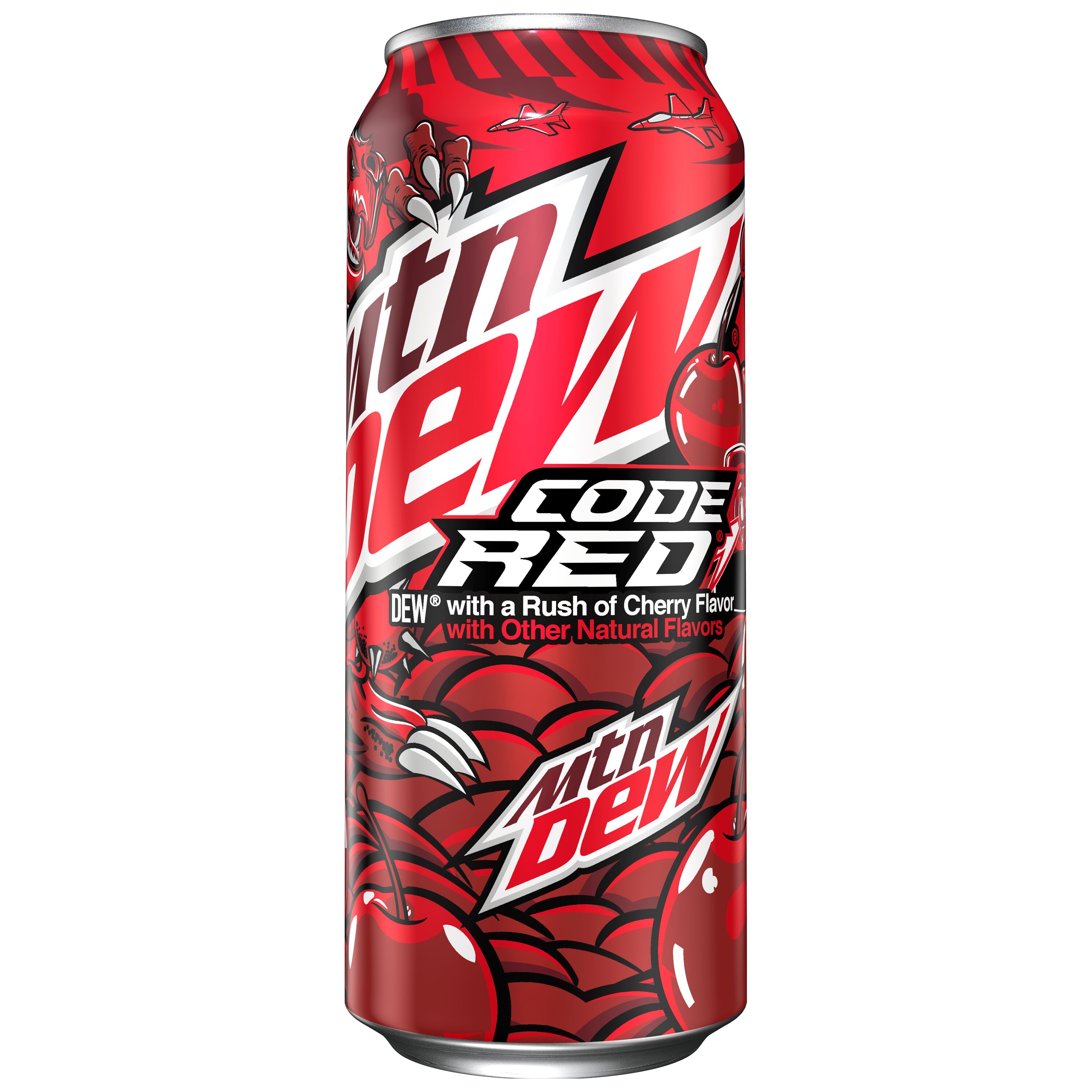 Mountain Dew, Code Red, Dew With A Rush Of Cherry Flavor