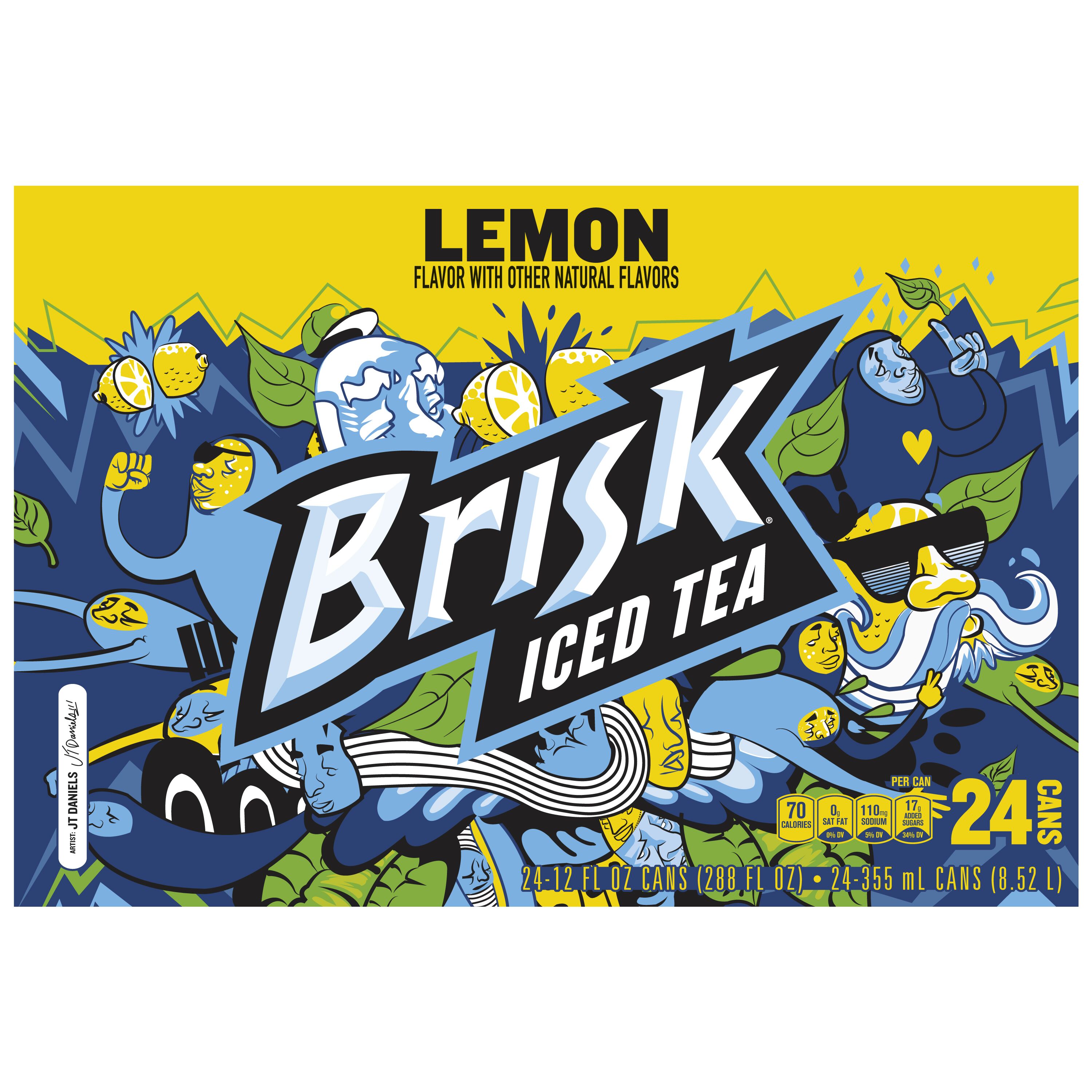 Brisk, Lemon Flavor, Iced Tea