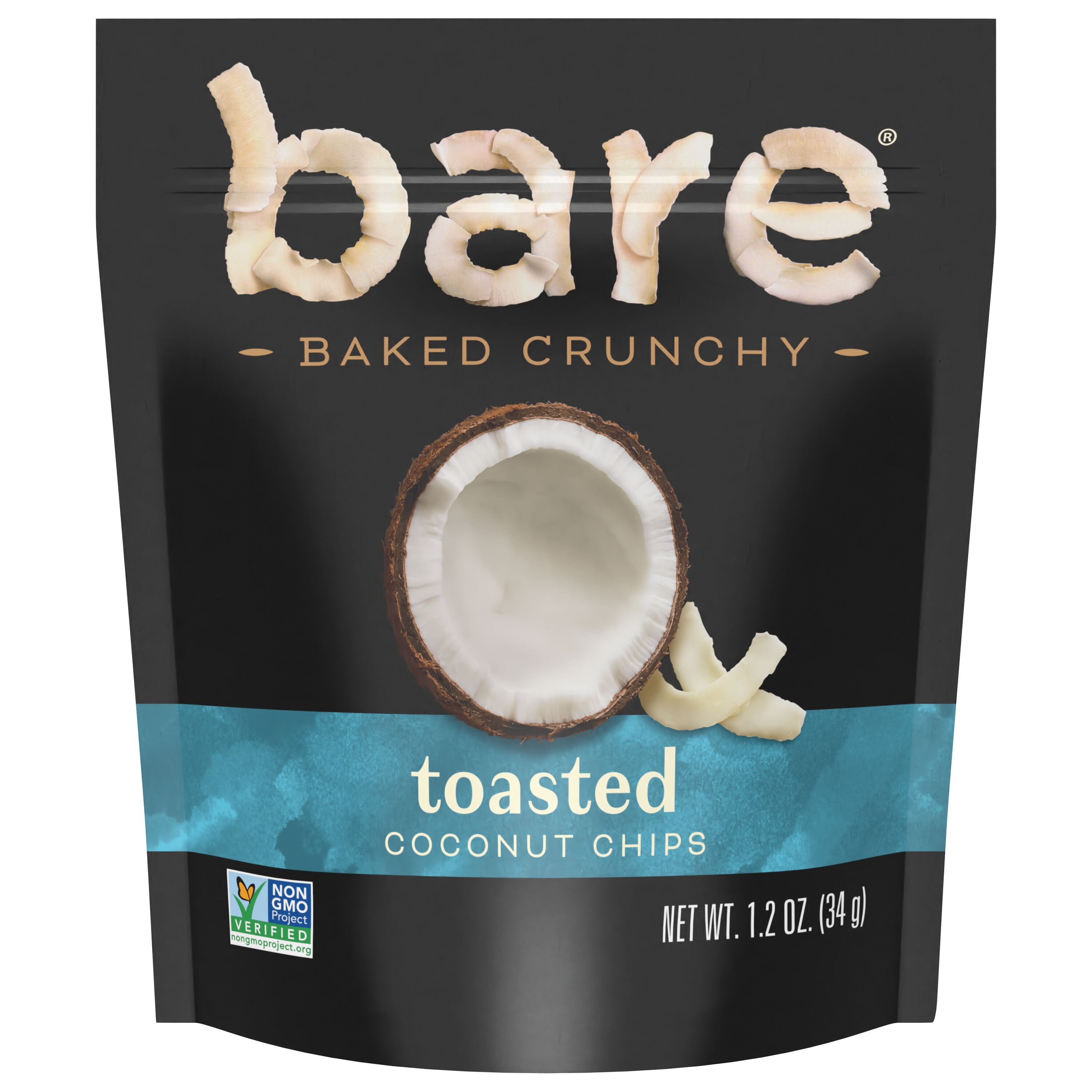 Bare, Baked Crunchy, Toasted Coconut Chips