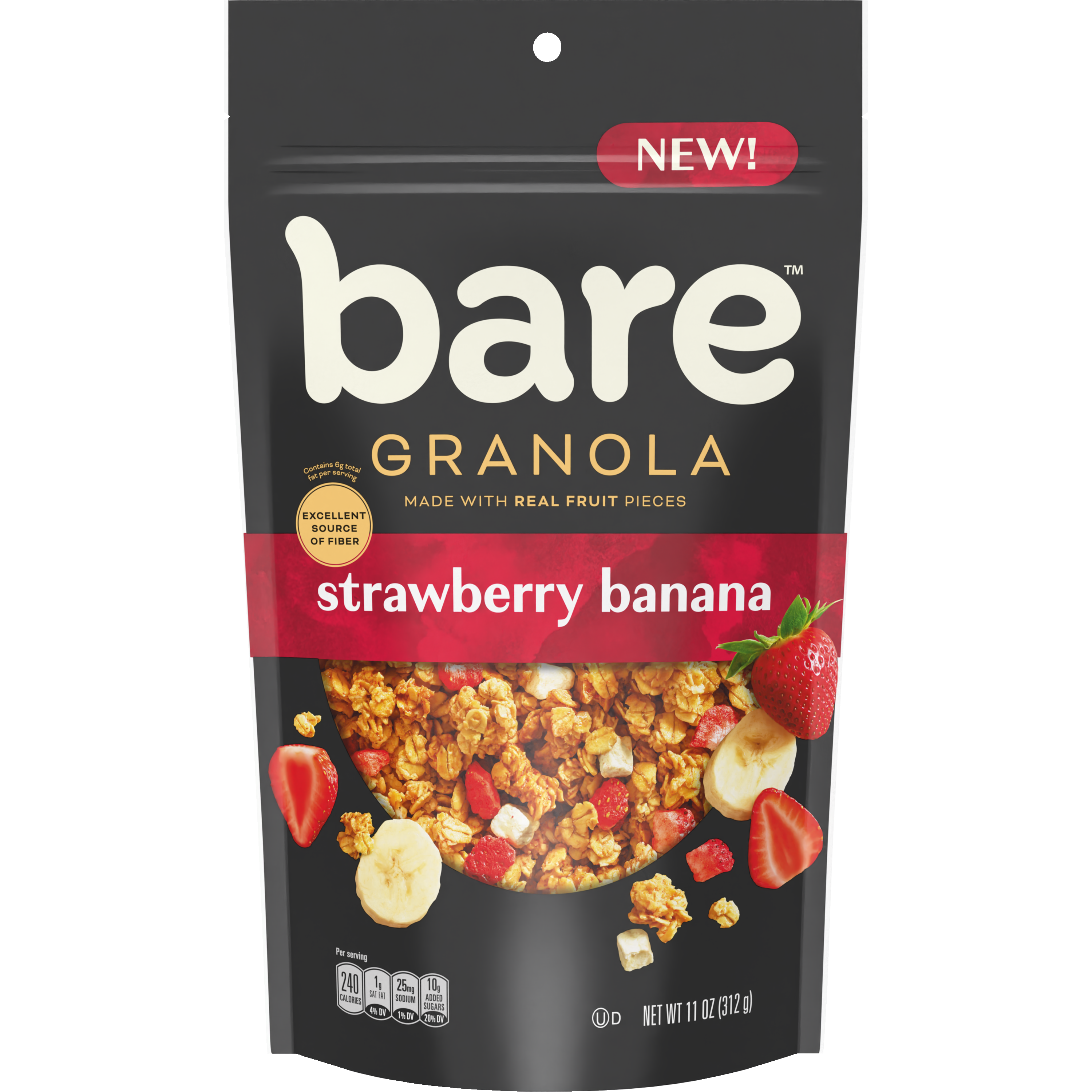 Bare, Strawberry Banana, Granola