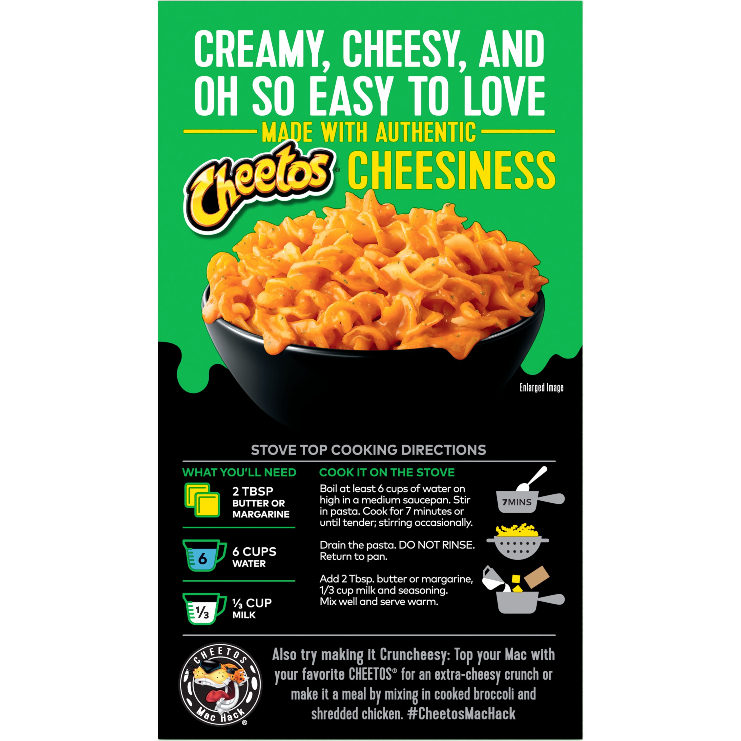 Cheetos, Mac'N Cheese, Cheesy Jalapeno Flavor, Pasta With Flavored Sauce thumbnail