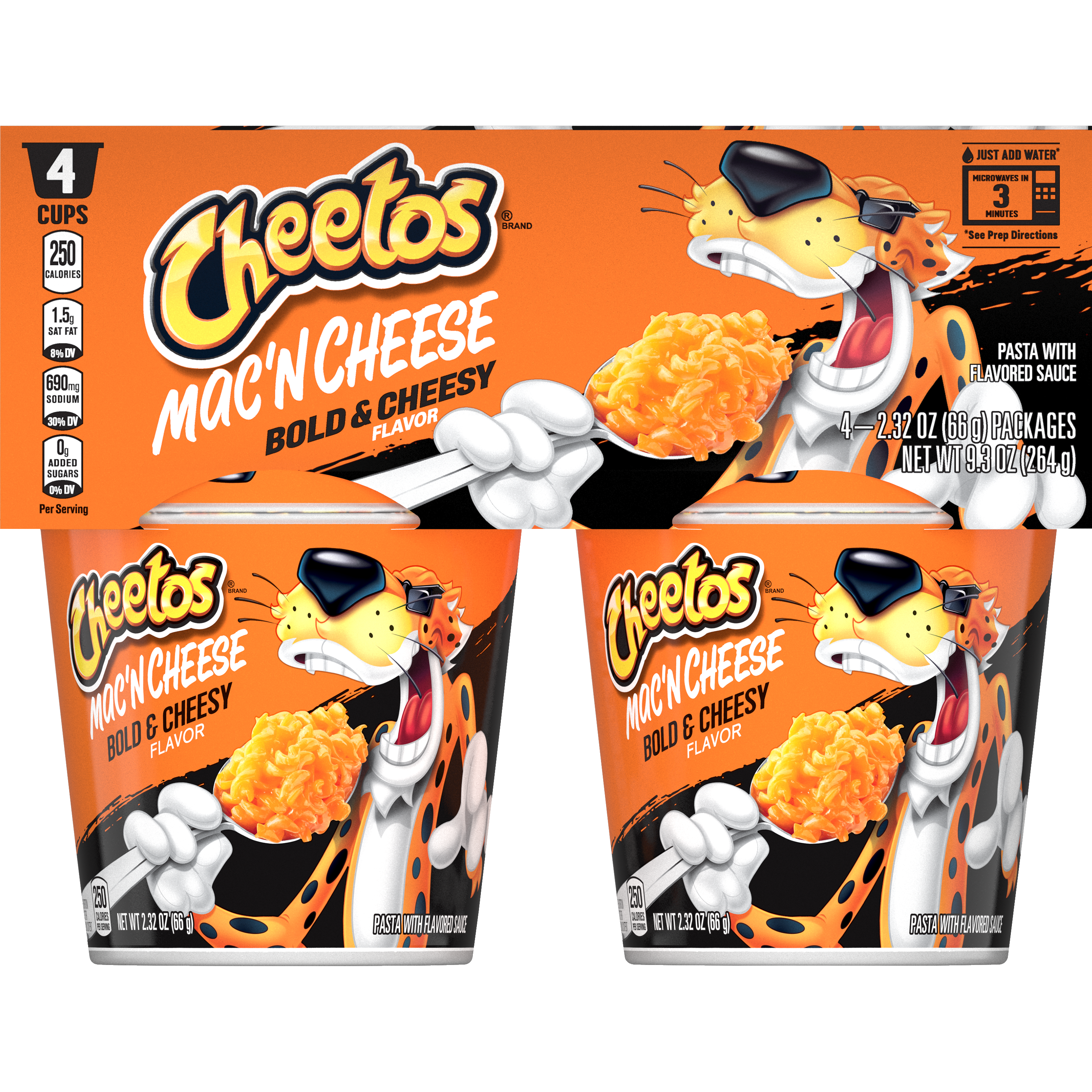 Cheetos, Mac'N Cheese, Bold & Cheesy Flavor, Pasta With Flavored Sauce