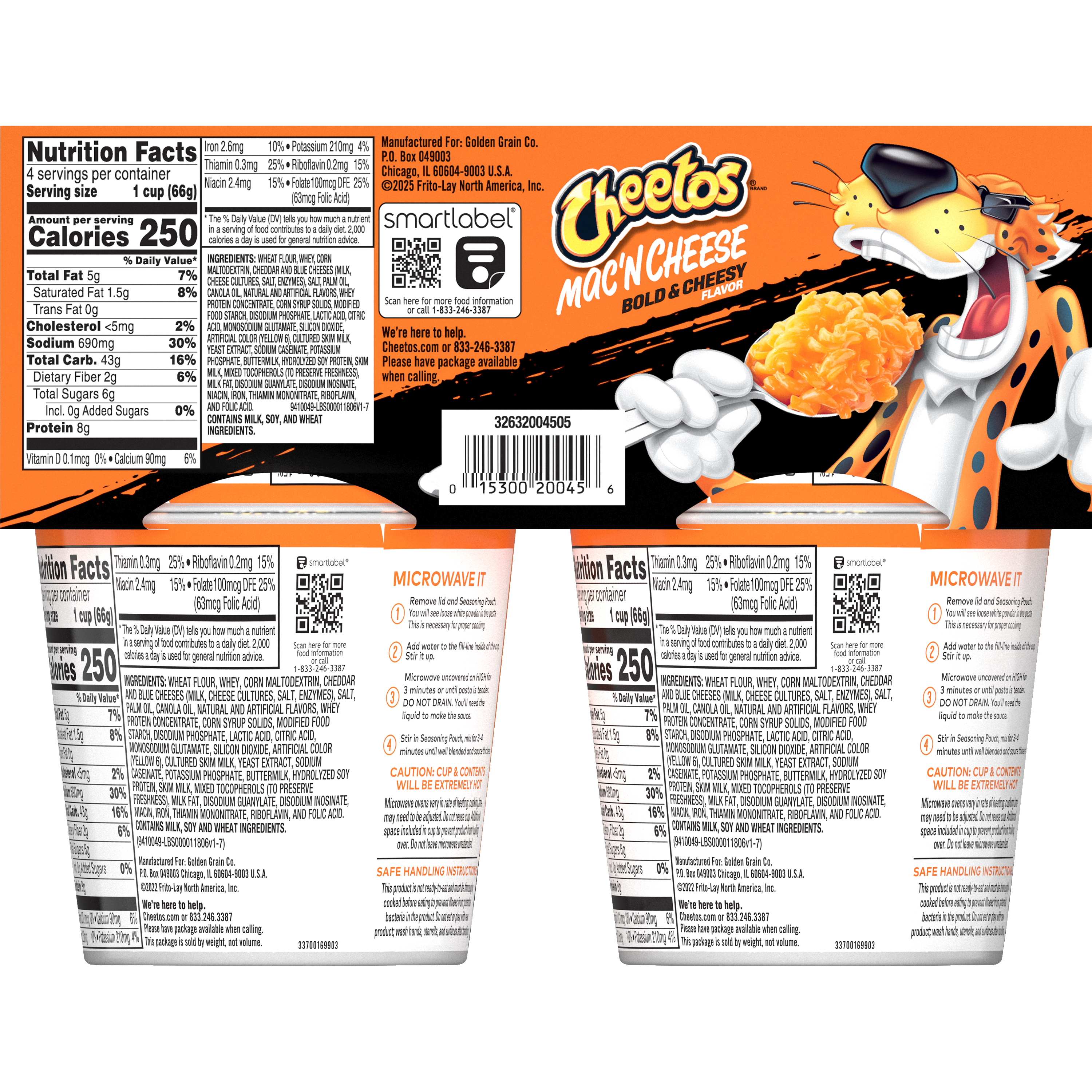 Cheetos, Mac'N Cheese, Bold & Cheesy Flavor, Pasta With Flavored Sauce thumbnail