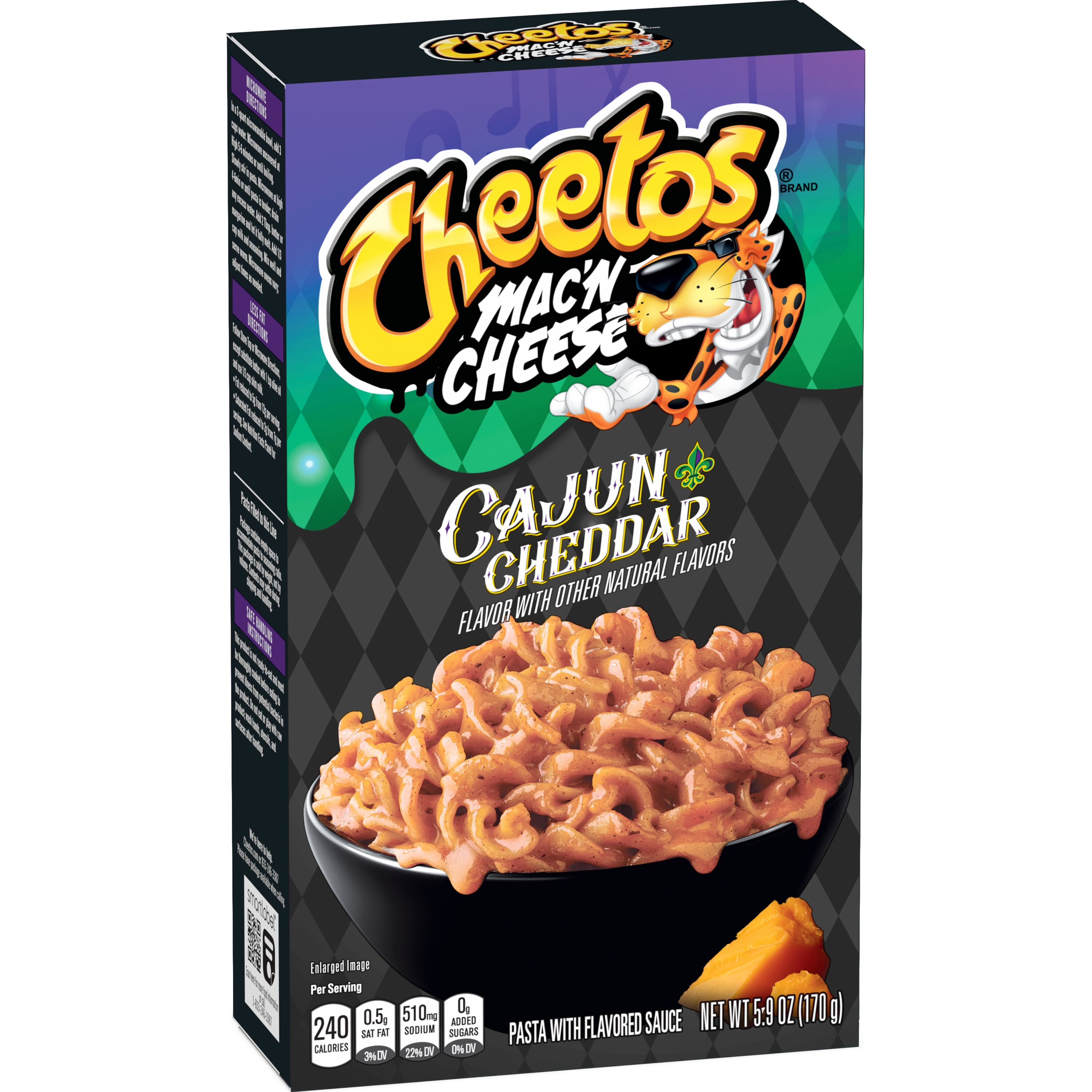 Cheetos, Mac'N Cheese, Cajun Cheddar Flavor, Pasta With Flavored Sauce thumbnail